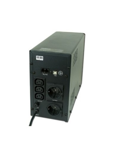 Gembird EG-UPS-034 sistema de alimentación ininterrumpida (UPS) Línea interactiva 1,5 kVA 900 W 3 salidas AC