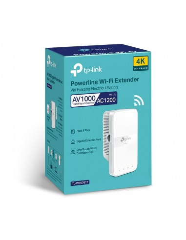 TP-Link TL-WPA7617 adaptador de red PowerLine 1200 Mbit s Ethernet Wifi Blanco 1 pieza(s)