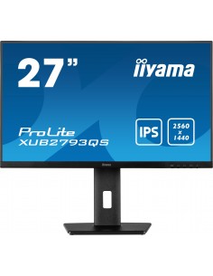 iiyama ProLite XUB2793QS-B1 pantalla para PC 68,6 cm (27") 2560 x 1440 Pixeles Wide Quad HD LED Negro