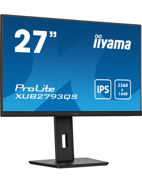 iiyama ProLite XUB2793QS-B1 pantalla para PC 68,6 cm (27") 2560 x 1440 Pixeles Wide Quad HD LED Negro