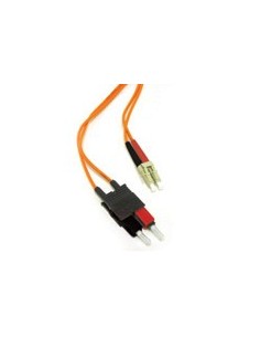C2G 2m LC SC LSZH Duplex 62.5 125 Multimode Fibre Patch Cable cable de fibra optica Naranja