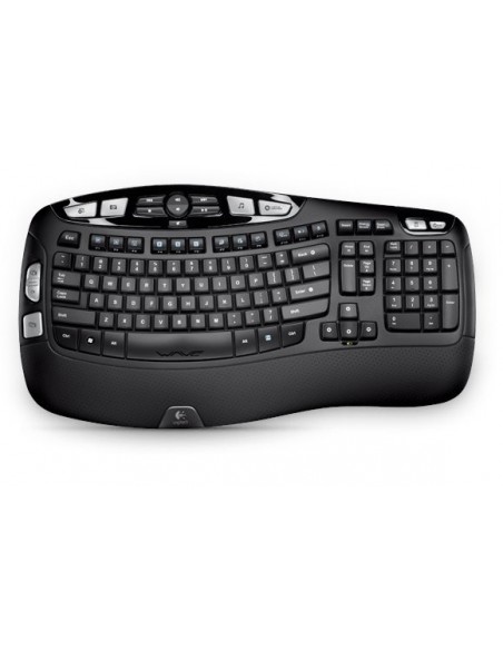 Logitech Wireless Keyboard K350 teclado RF inalámbrico QWERTZ Alemán Negro