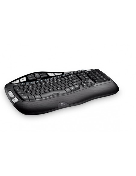 Logitech Wireless Keyboard K350 teclado RF inalámbrico QWERTZ Alemán Negro