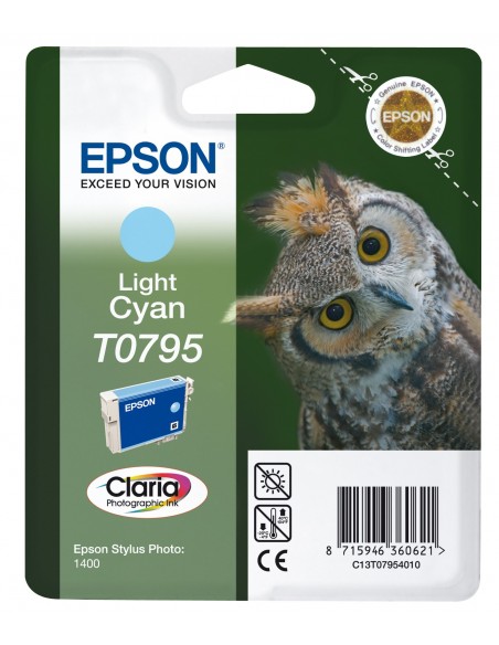 Epson Owl Cartucho T0795 cian claro