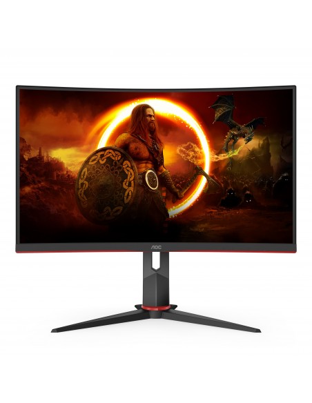 AOC G2 C27G2ZU BK pantalla para PC 68,6 cm (27") 1920 x 1080 Pixeles Full HD LED Negro, Rojo