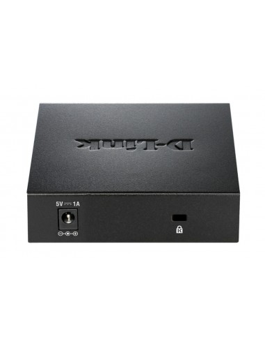D-Link DGS-105 switch No administrado Negro
