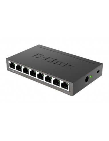 D-Link DGS-108 switch No administrado L2 Gigabit Ethernet (10 100 1000) Negro