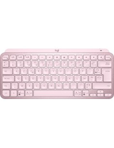 Logitech MX Keys Mini teclado RF Wireless + Bluetooth ĄŽERTY Francés Rosa