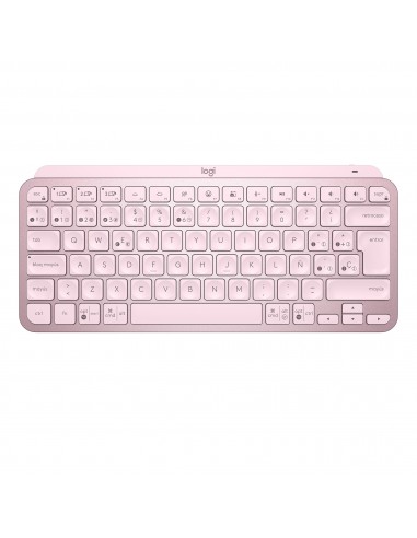 Logitech MX Keys Mini teclado RF Wireless + Bluetooth QWERTY Español Rosa