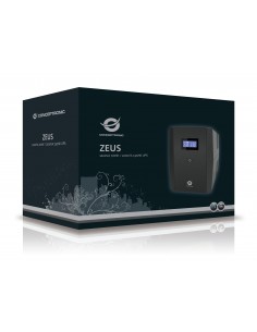 Conceptronic ZEUS03EM sistema de alimentación ininterrumpida (UPS) Línea interactiva 1,2 kVA 720 W 5 salidas AC