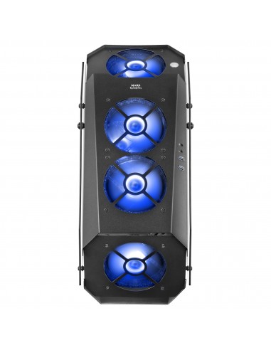 Mars Gaming MC51 Negro Caja PC Gaming ATX Doble Cristal Templado 5x Ventilador RGB 12cm