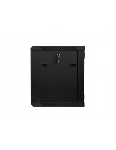 Lanberg WF01-6409-10B armario rack 9U Bastidor de pared Negro