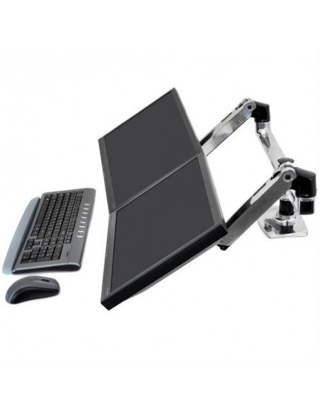 Ergotron LX Series 45-245-026 soporte para monitor 68,6 cm (27") Plata Escritorio