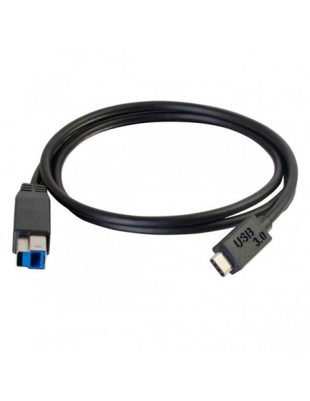 C2G USB 3.0, C - Standard B, 1m cable USB USB 3.2 Gen 1 (3.1 Gen 1) USB C USB B Negro