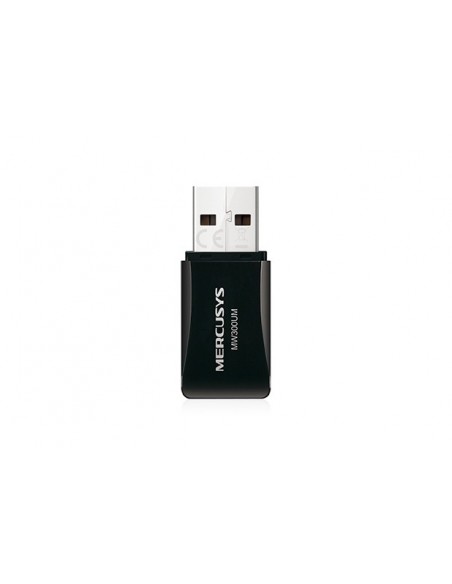 Mercusys MW300UM adaptador y tarjeta de red USB 300 Mbit s