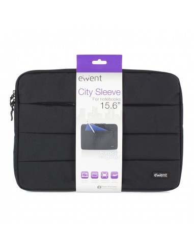 Ewent City Sleeve 39,6 cm (15.6") Funda Negro