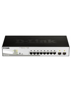 D-Link DGS-1210-08P switch Gestionado L2 Gigabit Ethernet (10 100 1000) Energía sobre Ethernet (PoE) Negro