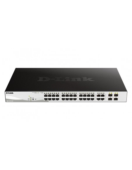 D-Link DGS-1210-24P switch Gestionado L2 Gigabit Ethernet (10 100 1000) Energía sobre Ethernet (PoE) Negro