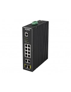 D-Link DIS-200G-12PS switch Gestionado L2 Gigabit Ethernet (10 100 1000) Energía sobre Ethernet (PoE) Negro