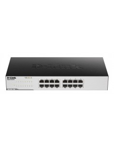 D-Link GO-SW-16G switch No administrado Gigabit Ethernet (10 100 1000) Negro