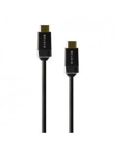 Belkin HDMI, 1m cable HDMI HDMI tipo A (Estándar) Negro