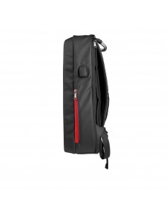 Mars Gaming MB2 mochila Negro, Rojo Aluminio, Nylon 2
