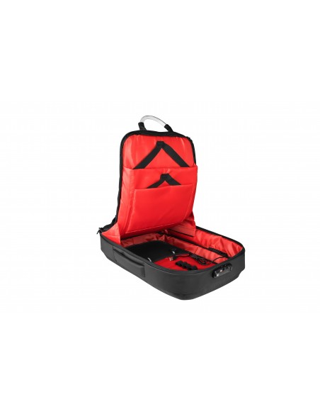 Mars Gaming MB2 mochila Negro, Rojo Aluminio, Nylon