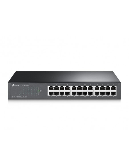 TP-Link TL-SF1024D switch No administrado Fast Ethernet (10 100) Negro