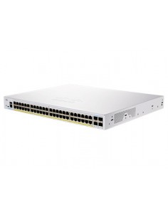 Cisco CBS350-48P-4X-EU switch Gestionado L2 L3 Gigabit Ethernet (10 100 1000) Energía sobre Ethernet (PoE) Plata