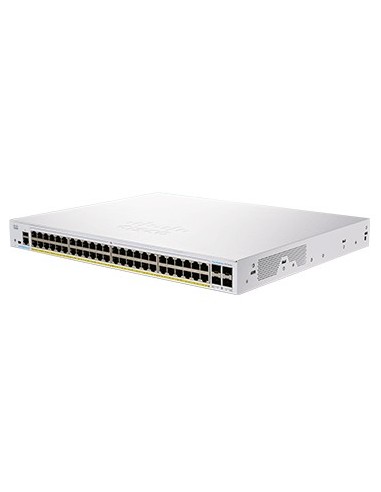 Cisco CBS350-48P-4X-EU switch Gestionado L2 L3 Gigabit Ethernet (10 100 1000) Energía sobre Ethernet (PoE) Plata