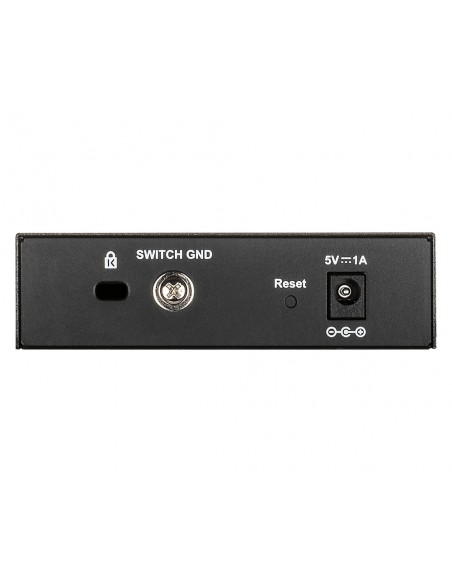 D-Link DGS-1100-05V2 switch Gestionado L2 Gigabit Ethernet (10 100 1000) Negro