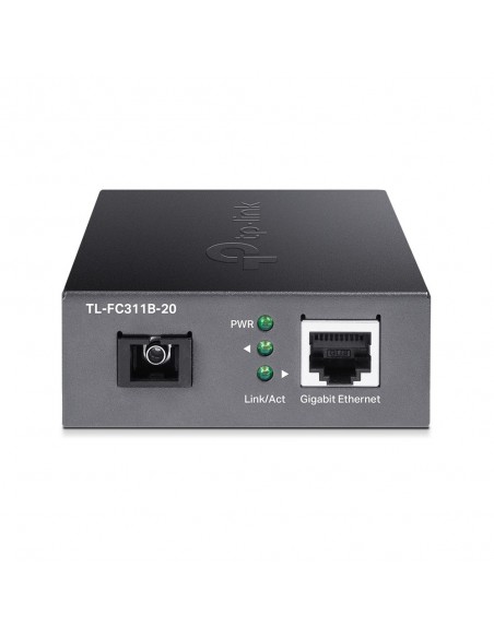 TP-Link TL-FC311B-20 convertidor de medio 1000 Mbit s 1550 nm Monomodo Negro
