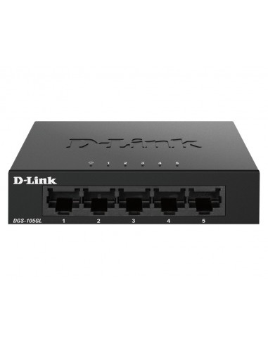 D-Link DGS-105GL switch No administrado Gigabit Ethernet (10 100 1000) Negro