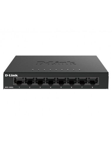 D-Link DGS-108GL switch No administrado Gigabit Ethernet (10 100 1000) Negro