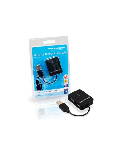 Conceptronic Travel 4 Ports USB Hub