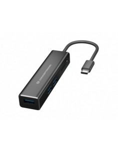 Conceptronic DONN08B base para portátil y replicador de puertos USB 3.2 Gen 1 (3.1 Gen 1) Type-C Negro 2
