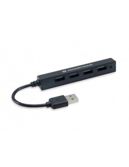 Conceptronic HUBBIES05B hub de interfaz USB 2.0 480 Mbit s Negro