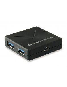 Conceptronic HUBBIES02B hub de interfaz USB 3.2 Gen 1 (3.1 Gen 1) Mini-B 5000 Mbit s Negro 2