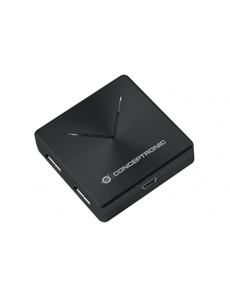 Conceptronic HUBBIES02B hub de interfaz USB 3.2 Gen 1 (3.1 Gen 1) Mini-B 5000 Mbit s Negro