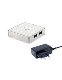 Conceptronic HUBBIES03W hub de interfaz USB 3.2 Gen 1 (3.1 Gen 1) Micro-B 5000 Mbit s Blanco