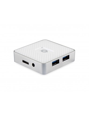 Conceptronic HUBBIES03W hub de interfaz USB 3.2 Gen 1 (3.1 Gen 1) Micro-B 5000 Mbit s Blanco