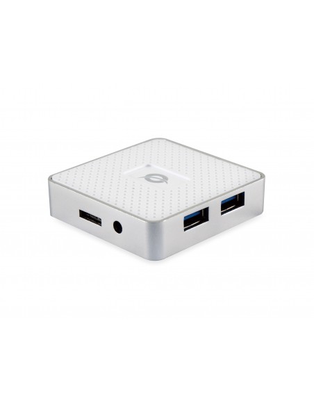 Conceptronic HUBBIES03W hub de interfaz USB 3.2 Gen 1 (3.1 Gen 1) Micro-B 5000 Mbit s Blanco