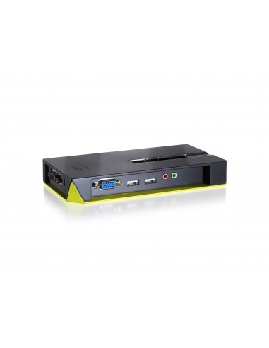 LevelOne Switch KVM de 4 puertos USB con Audio