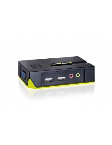 LevelOne Switch KVM de 2 puertos USB con audio