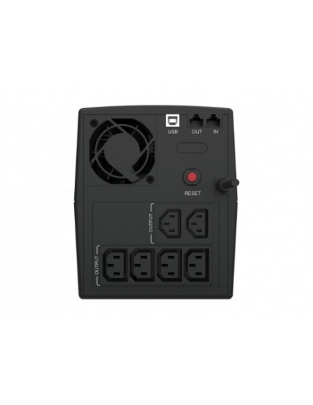 Conceptronic ZEUS03E sistema de alimentación ininterrumpida (UPS) Línea interactiva 1,2 kVA 720 W 6 salidas AC
