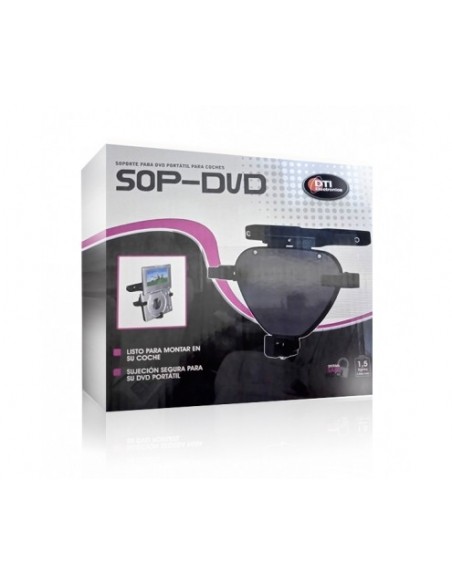 DTI Electronics SOP-DVD soporte Soporte pasivo Reproductor de DVD BD portátil, Tablet UMPC Negro