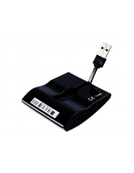 Approx appCRDNILxV2 lector de tarjeta inteligente Interior USB USB 2.0 Negro