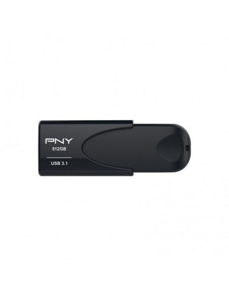 PNY Attache 4 unidad flash USB 512 GB USB tipo A 3.2 Gen 1 (3.1 Gen 1) Negro