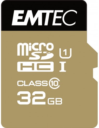 Emtec microSD Class10 Gold+ 32GB MicroSDHC Clase 10