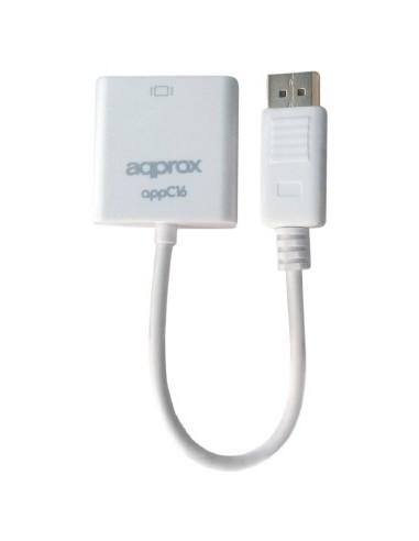 Approx appC16 DisplayPort HDMI tipo A (Estándar) Blanco